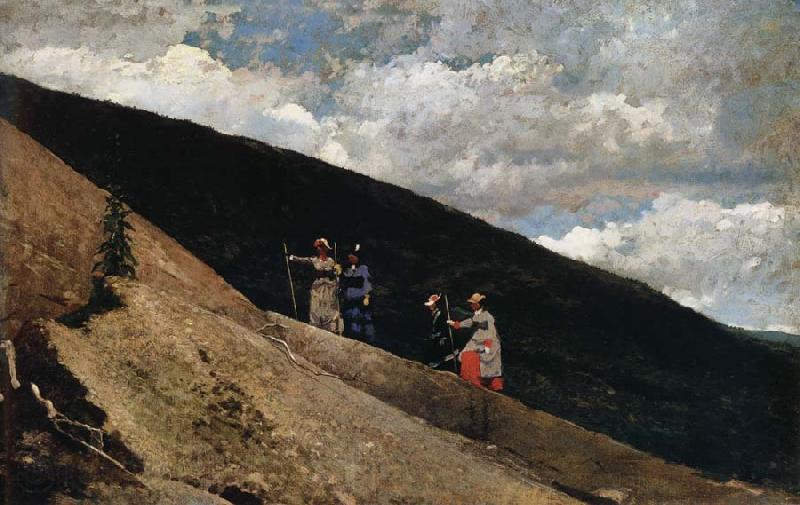 Winslow Homer In the Mountains Norge oil painting art